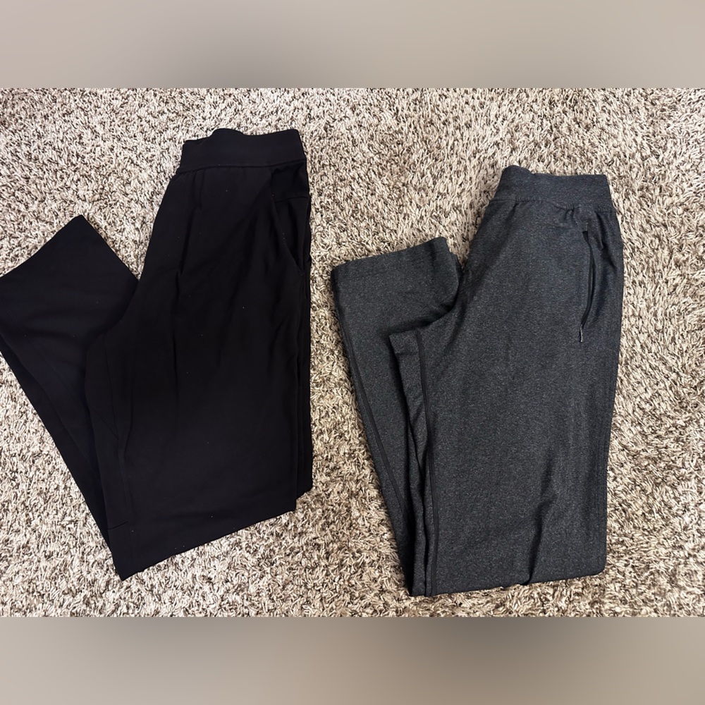 lululemon men’s Black and Gray medium Sweatpants